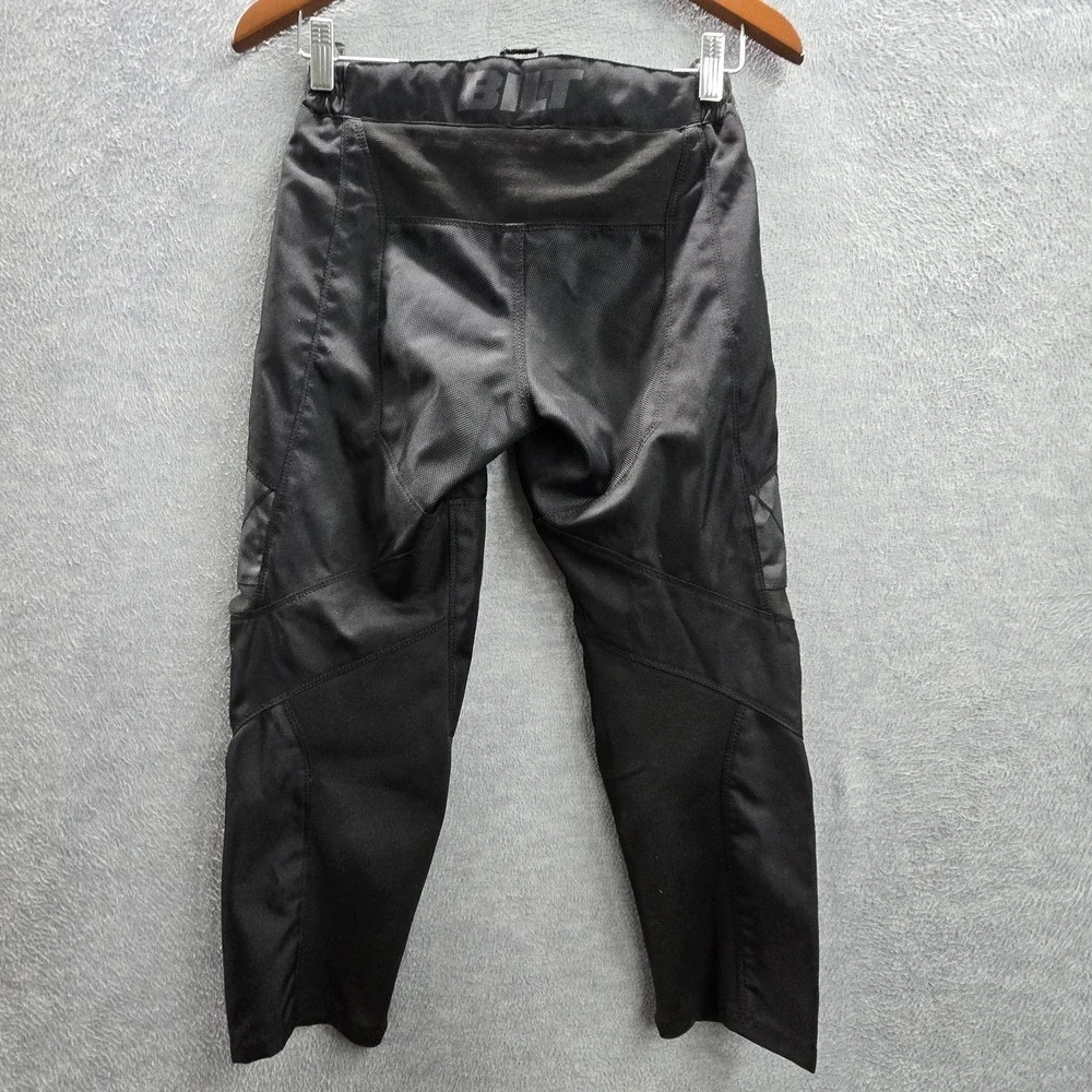 BILT Boys Motocross Pants 24Y Black VELOCITY PANT Buckle 19